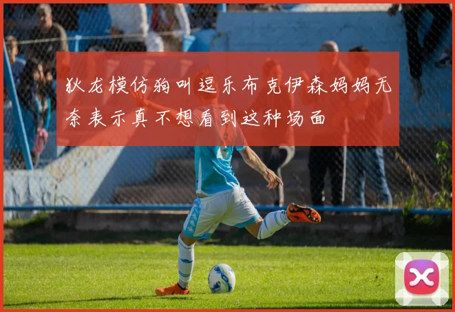 狄龙模仿狗叫逗乐布克伊森妈妈无奈表示真不想看到这种场面